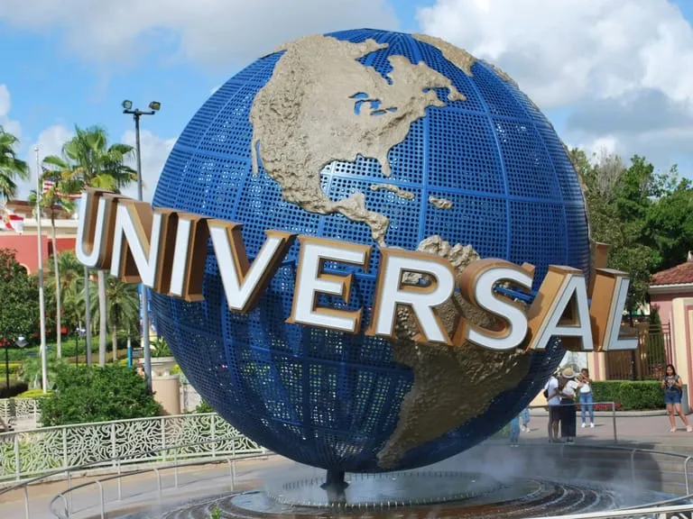 The famous Universal globe